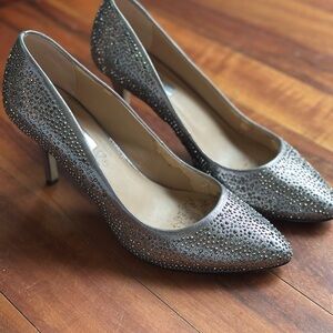 INC Zitah Silver Women's Heels